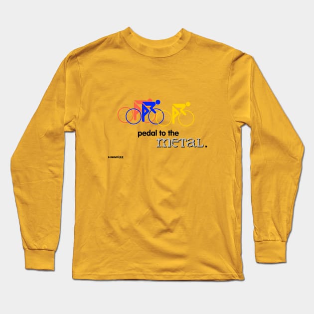 pedal to the metal Long Sleeve T-Shirt by amigaboy